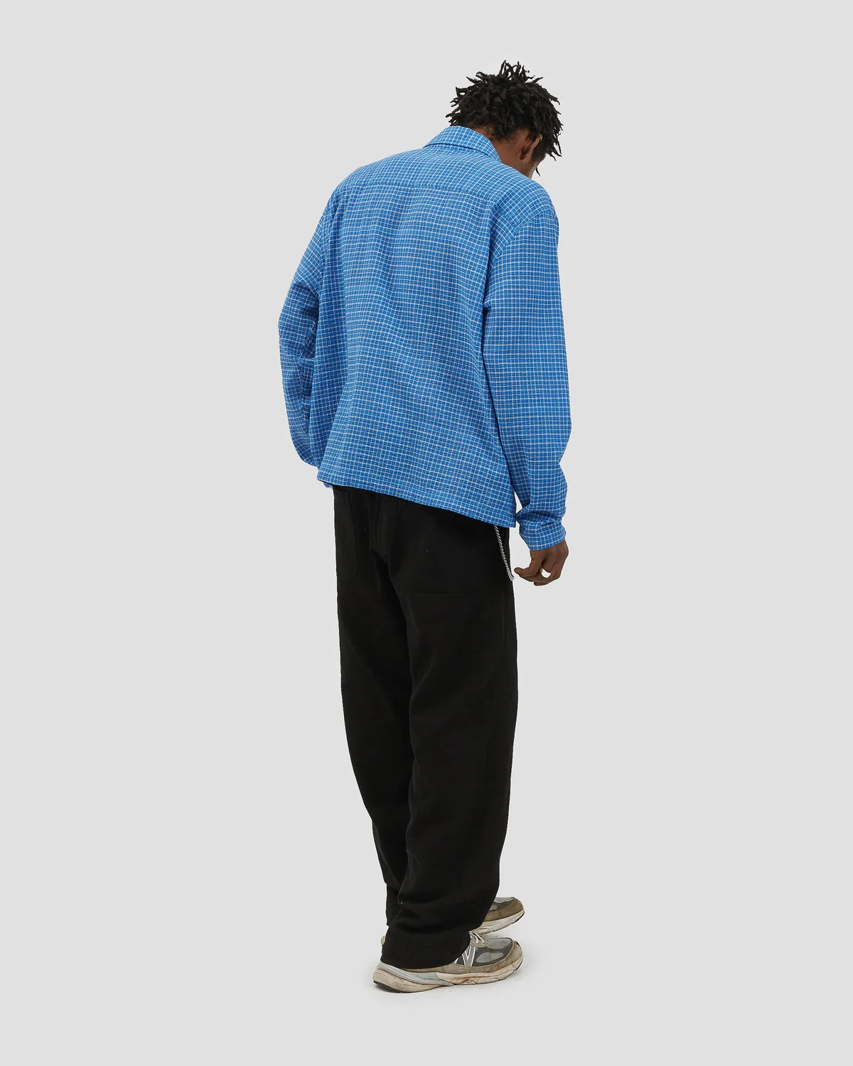 BOX SHIRT SEERSUCKER ROYAL BLUE