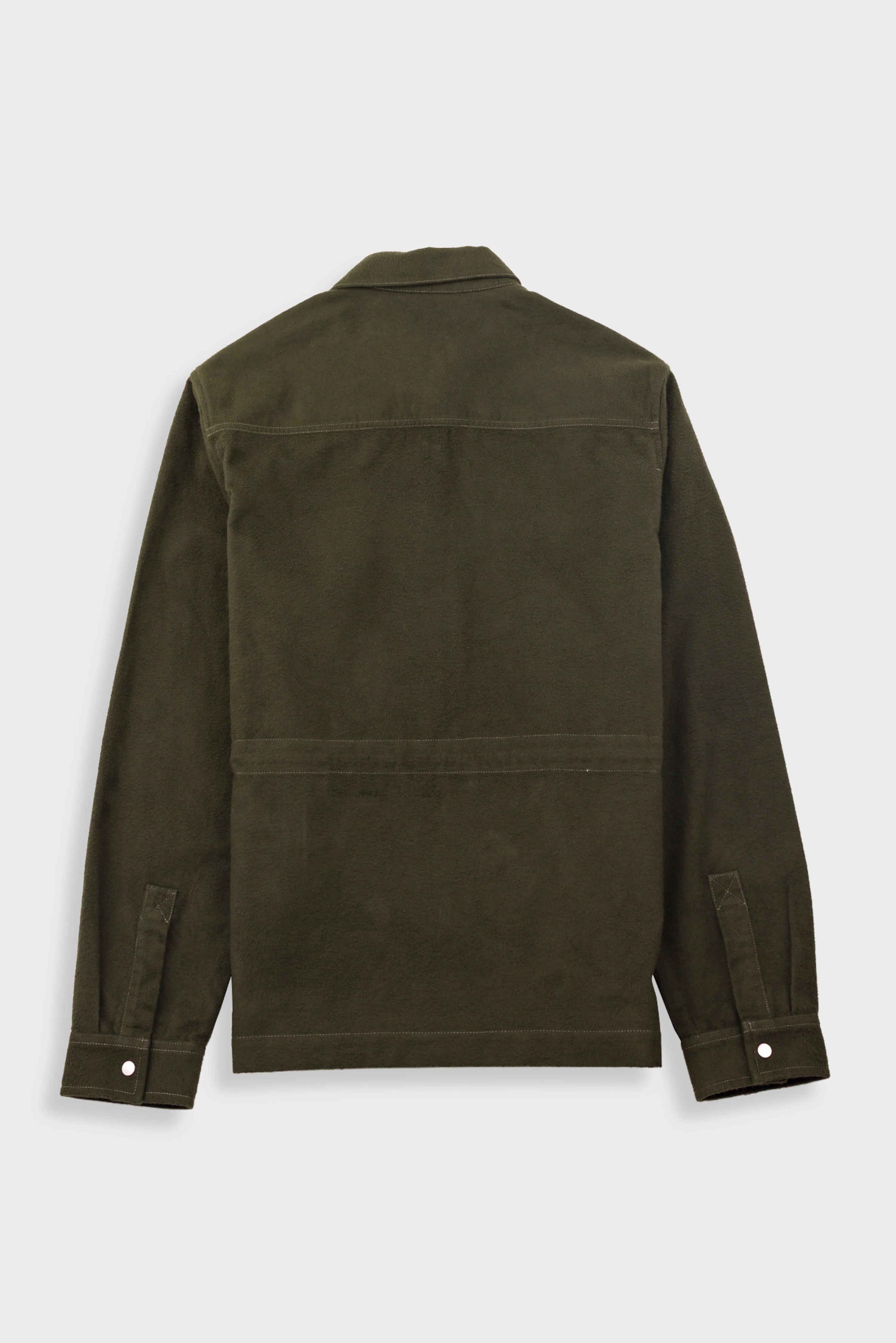 ASSEMBLY JACKET - DARK OLIVE MOLESKINE