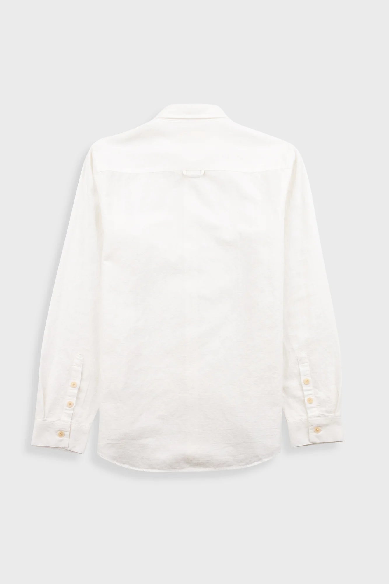 RELAXED FIT SHIRT - ECRU SEERSUCKER