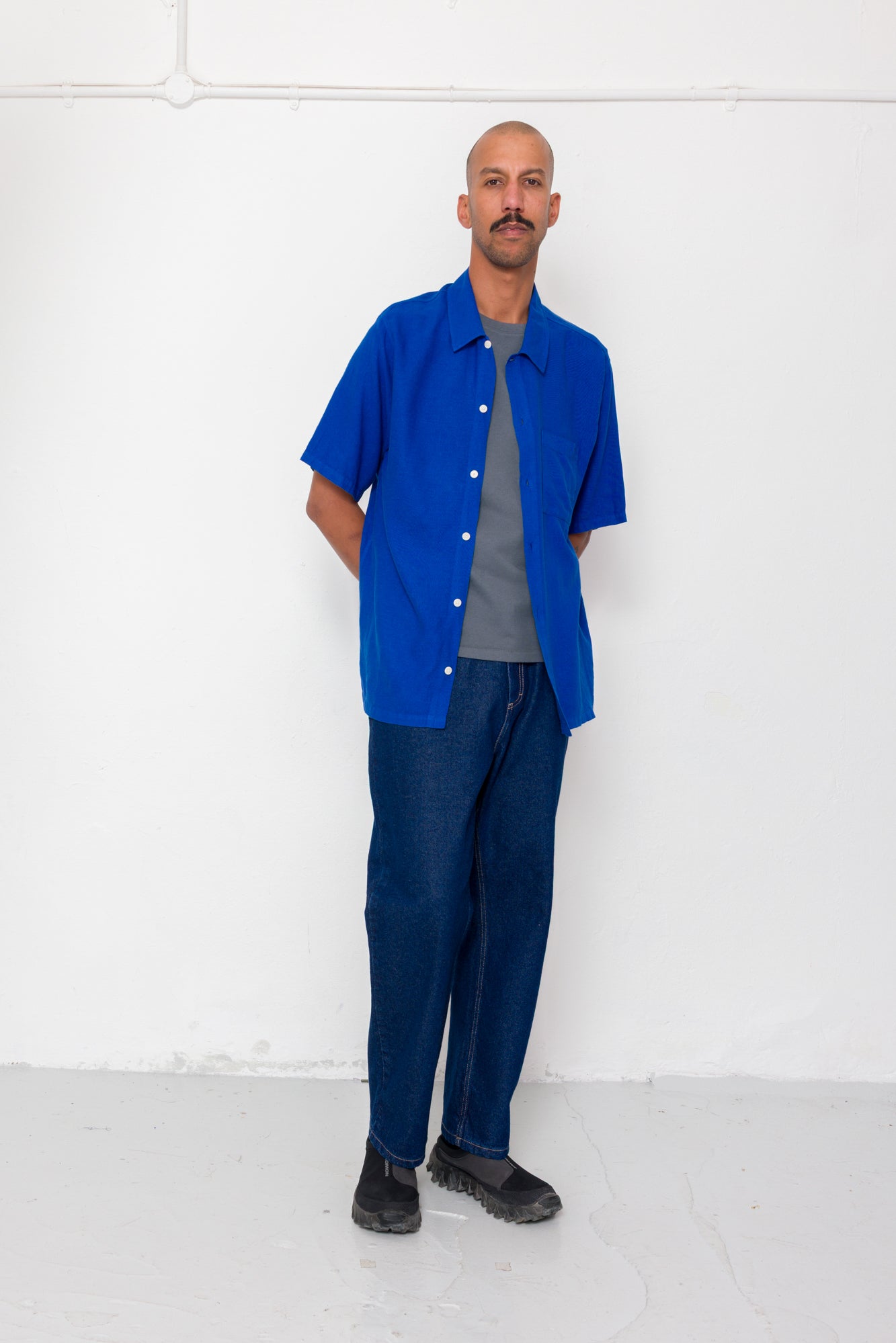 GABE SHIRT - BRIGHT BLUE