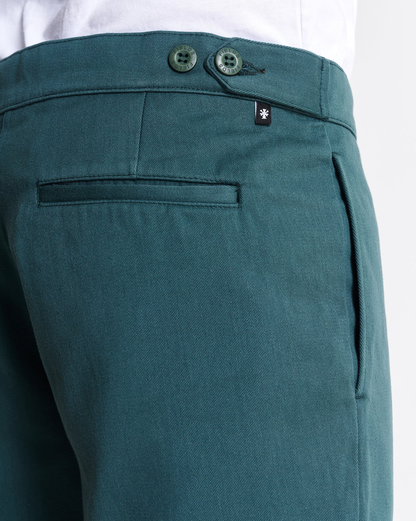 RELAXED COTTON SHORT - SILVER PINE