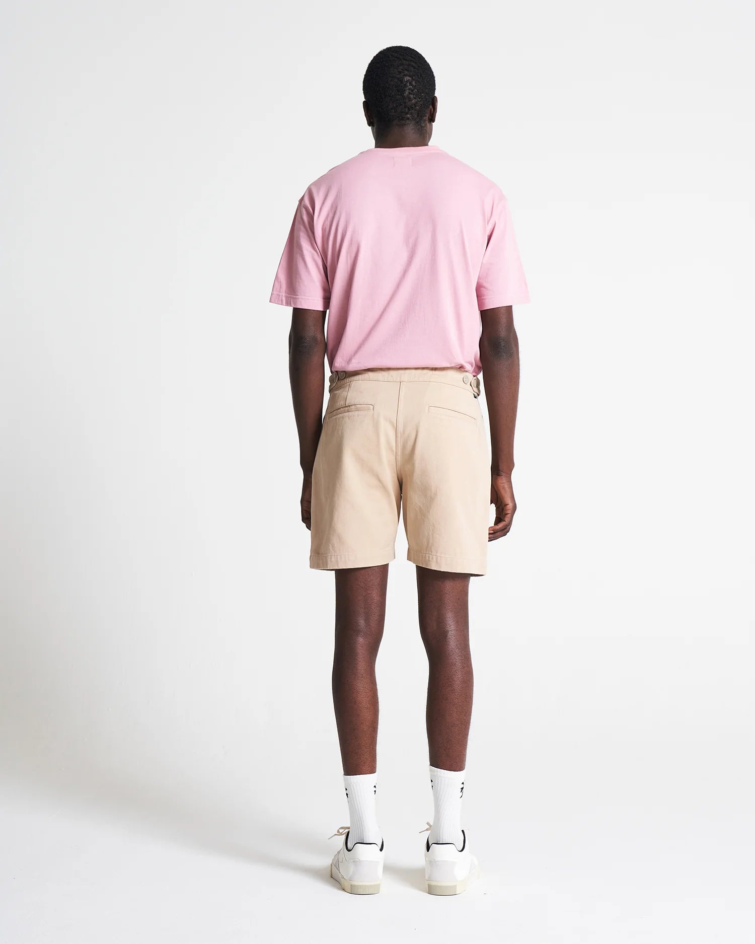 RELAXED COTTON SHORT - INCENSE