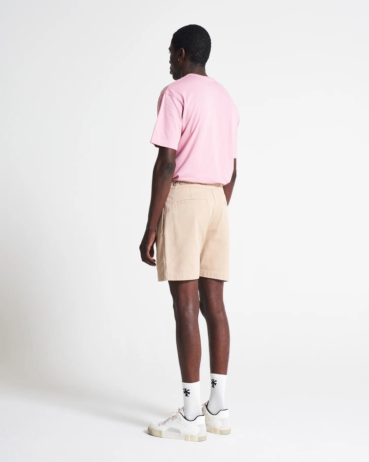 RELAXED COTTON SHORT - INCENSE