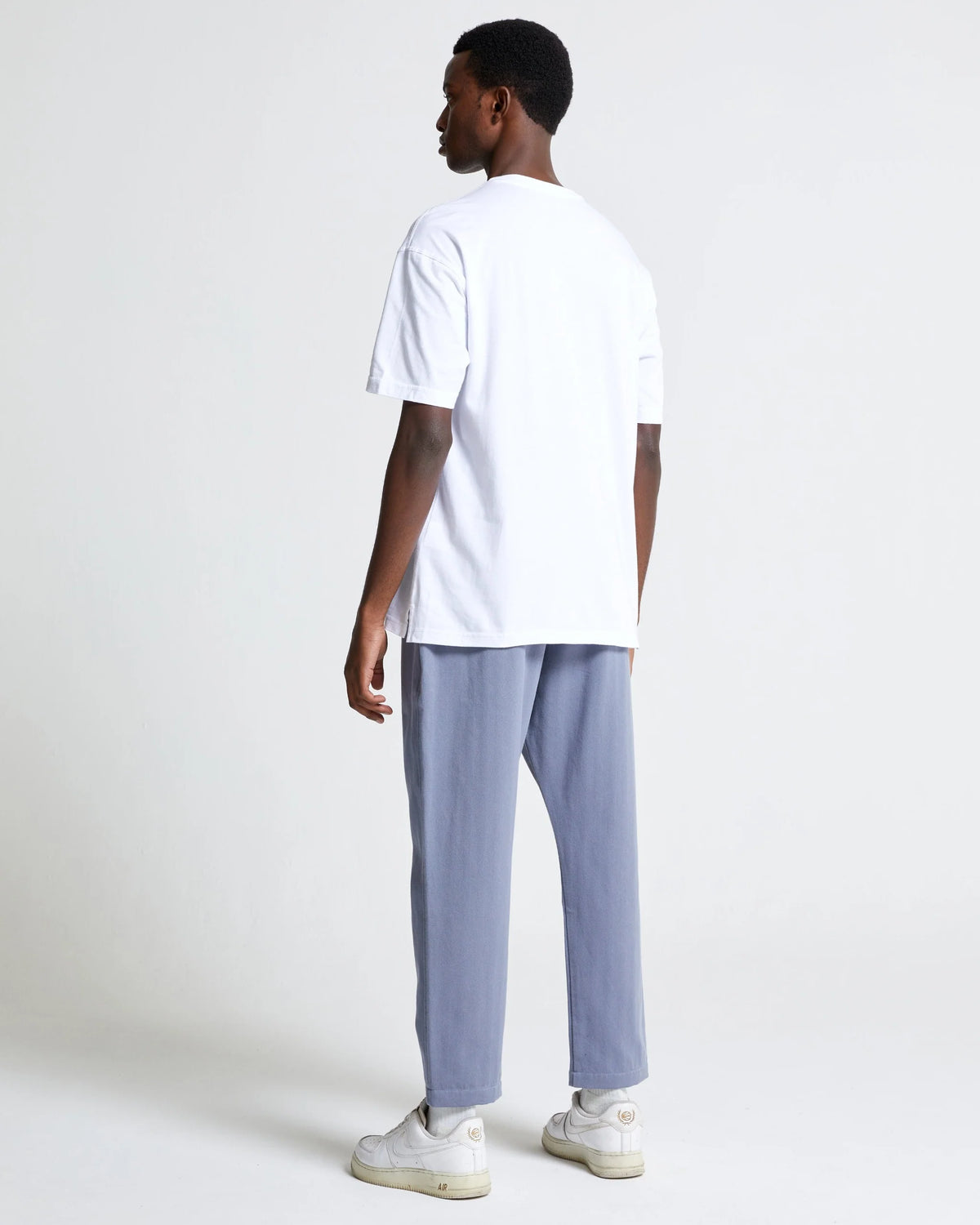 COTTON WEEKEND TROUSER - FOLKSTONE GREY