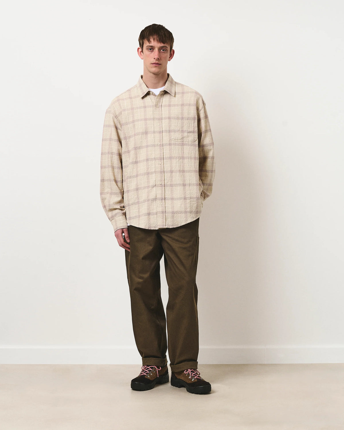 WRINKLED CHECK HERITAGE SHIRT