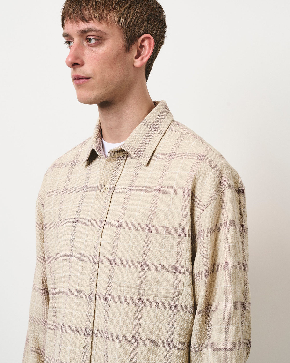 WRINKLED CHECK HERITAGE SHIRT