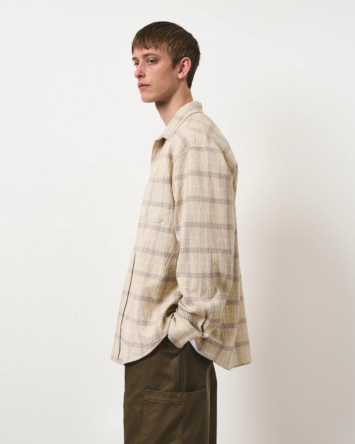 WRINKLED CHECK HERITAGE SHIRT
