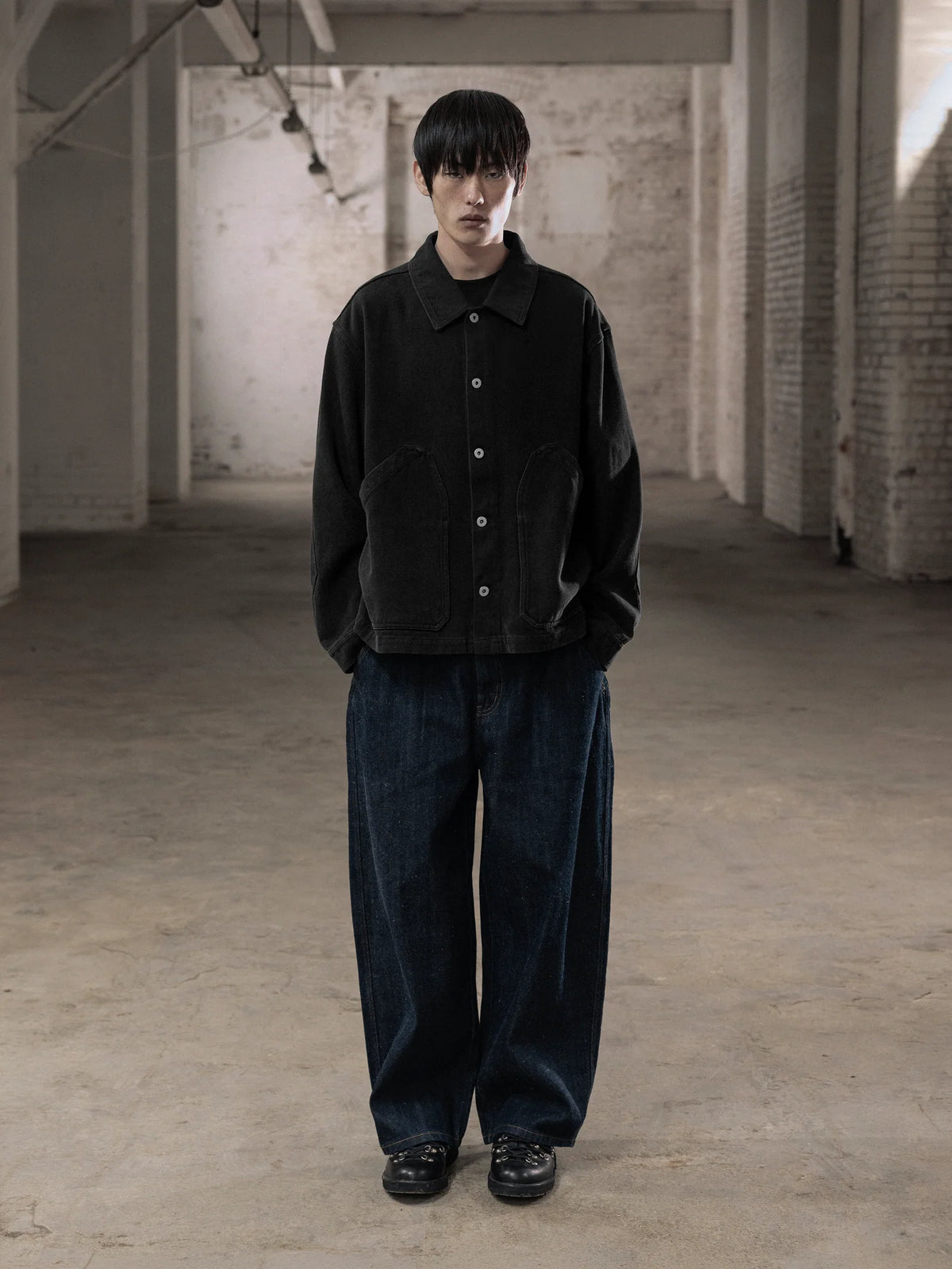 DOUBLE DUTY OVERSHIRT - WASHED BLACK