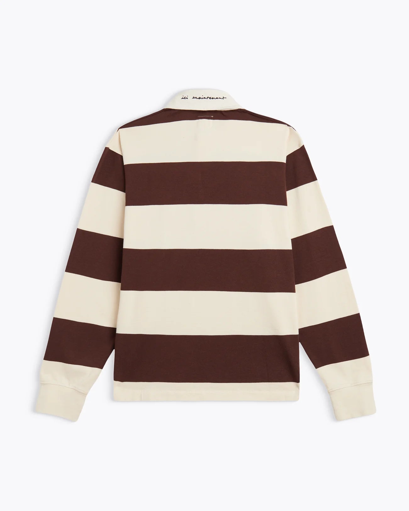 JONAH RUGBY SHIRT - BROWN STRIPES