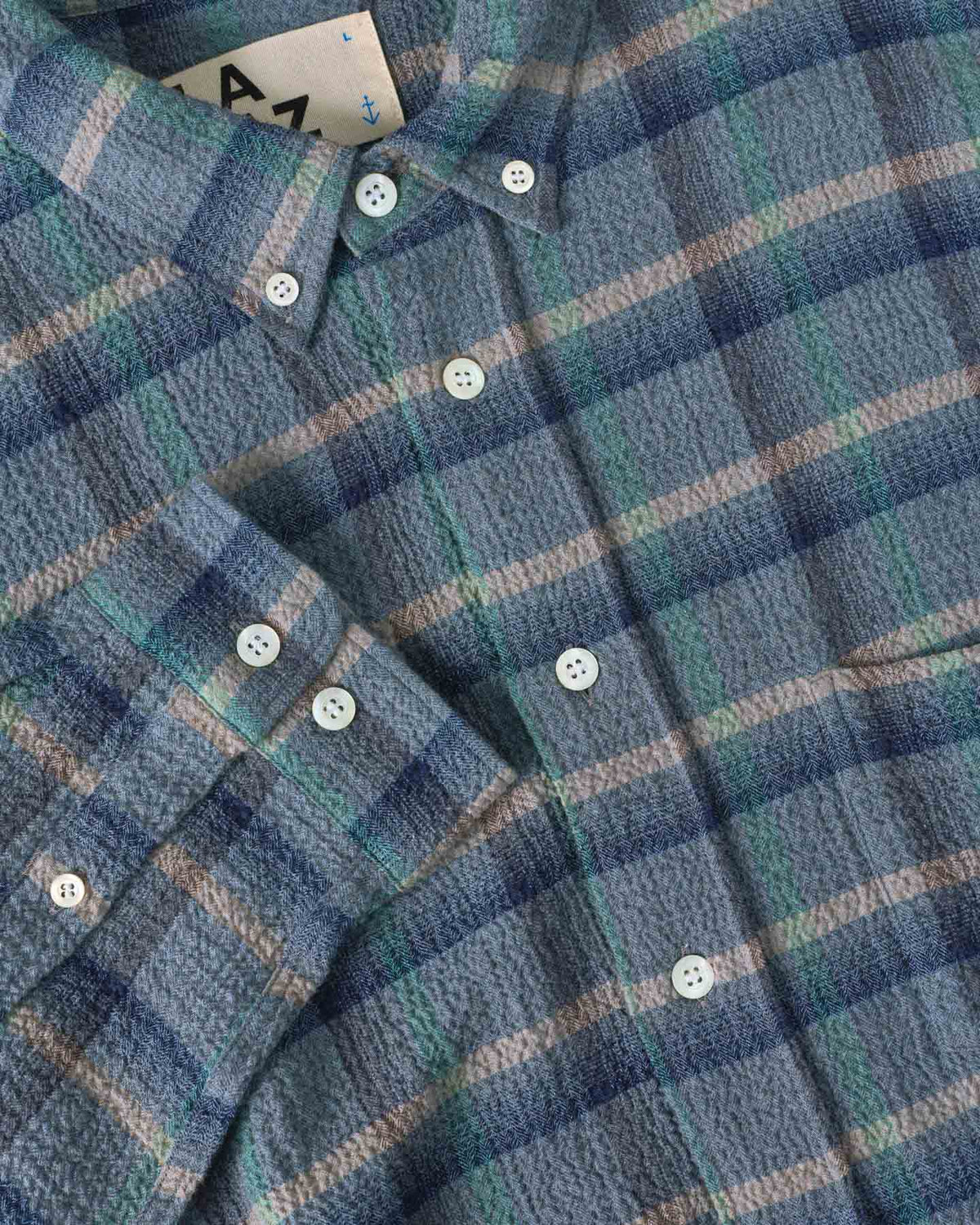 BRANCO SHIRT - BALSAM GREEN CHECKS