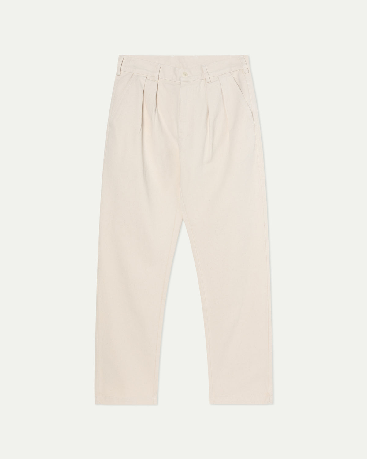 CARONA RELAXED CHINOS - OFF-WHITE DENIM