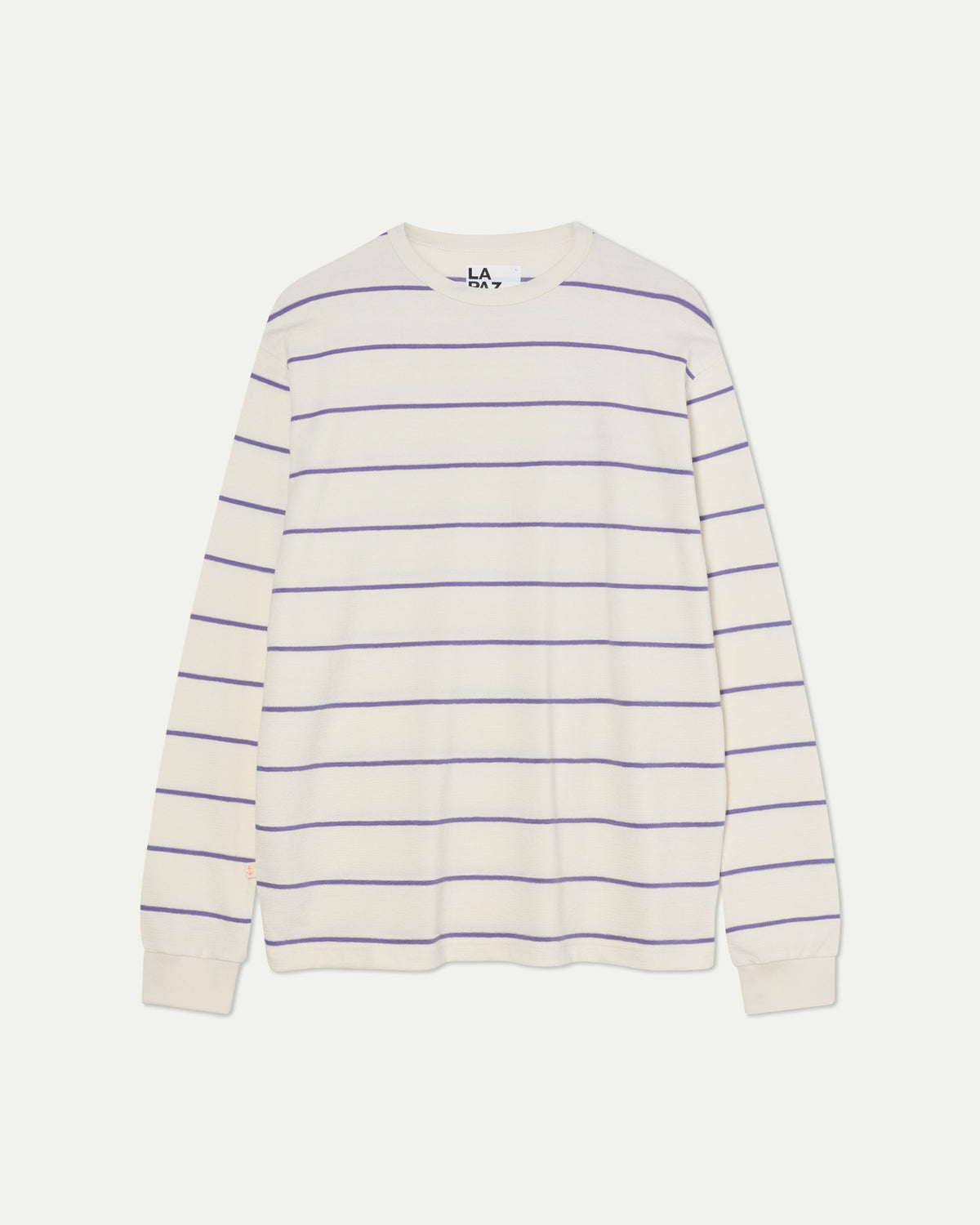 FEIJO LONGSLEEVE TEE - ECRU/GRAPE