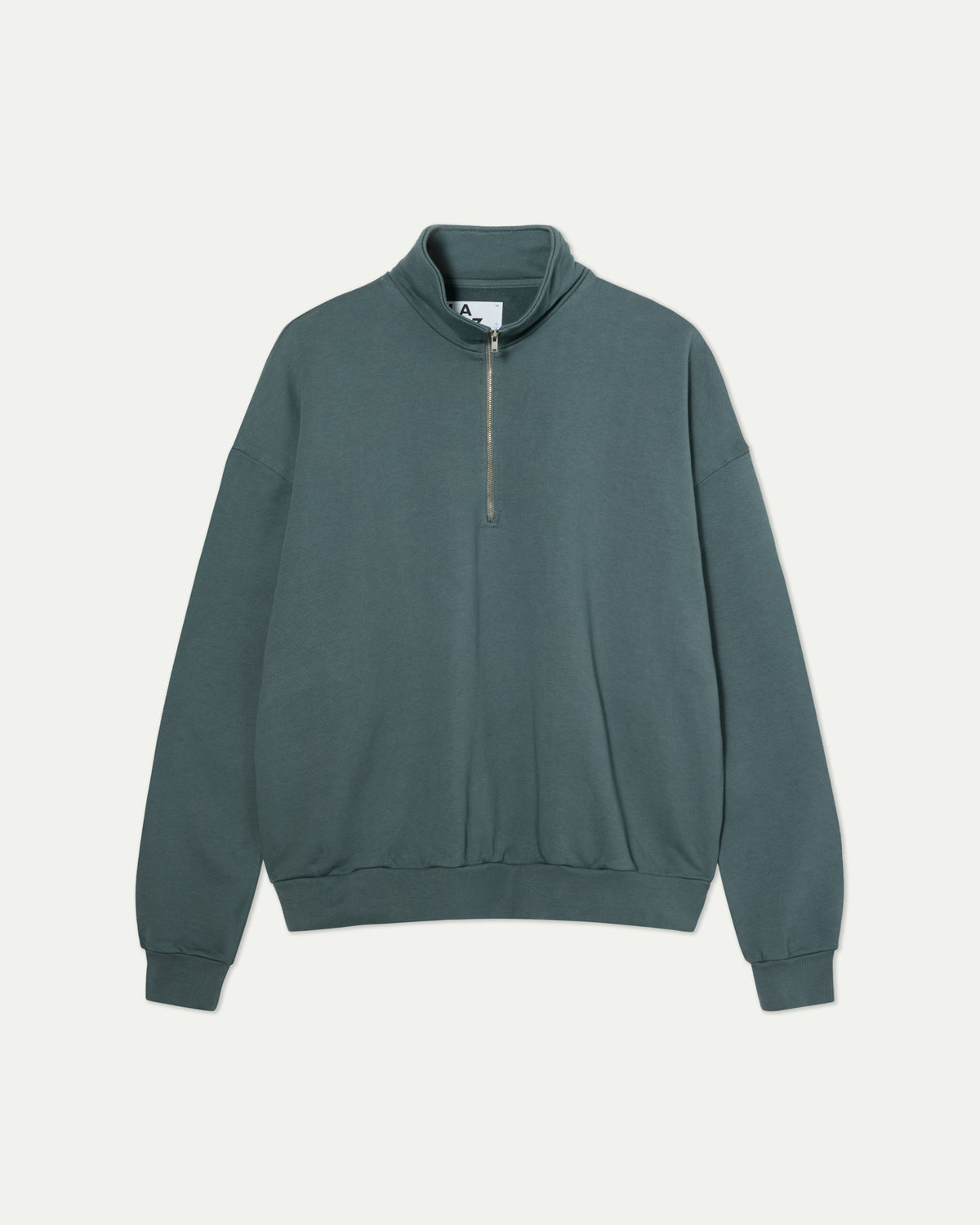 RAPOSO HALF-ZIP SWEATER - BALSAM GREEN