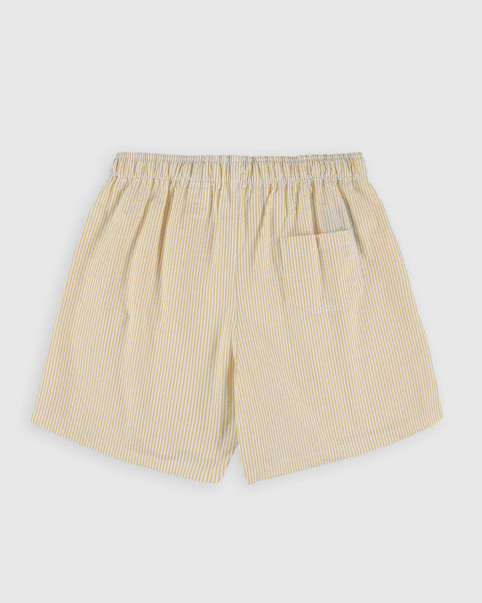 MAGIC SHORTS - BUTTER IN THE SUN SEERSUCKER STRIPES