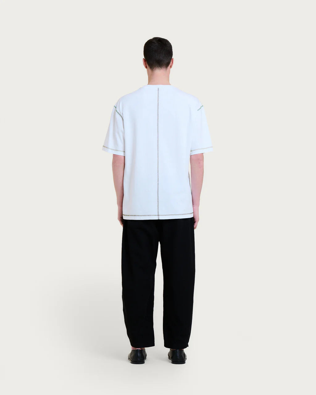 MULTICO BASEBALL WHITE-GREEN T-SHIRT