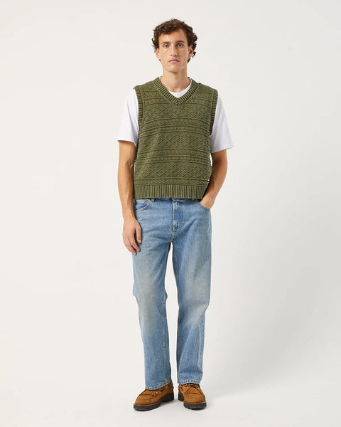 JACQUARD VEST ARMY – Salvo