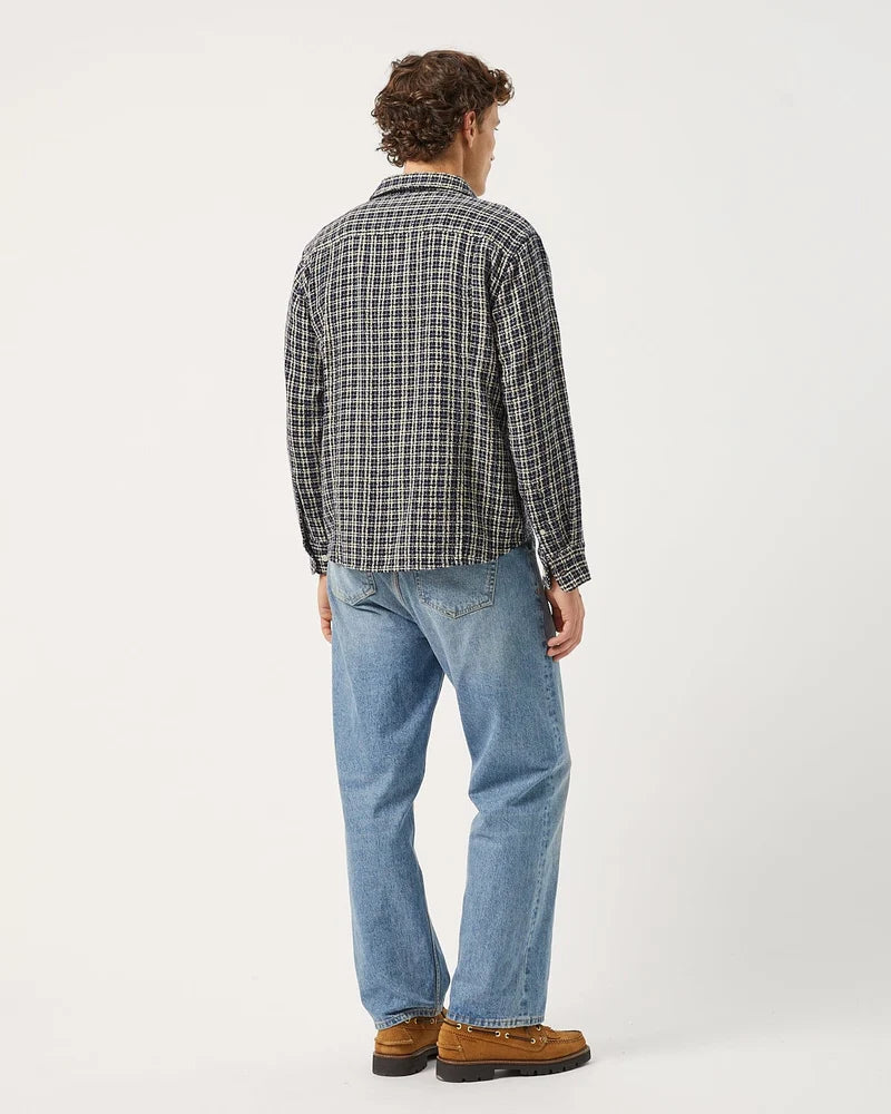 REVERSE TWEED SNOW CHECK SHIRT