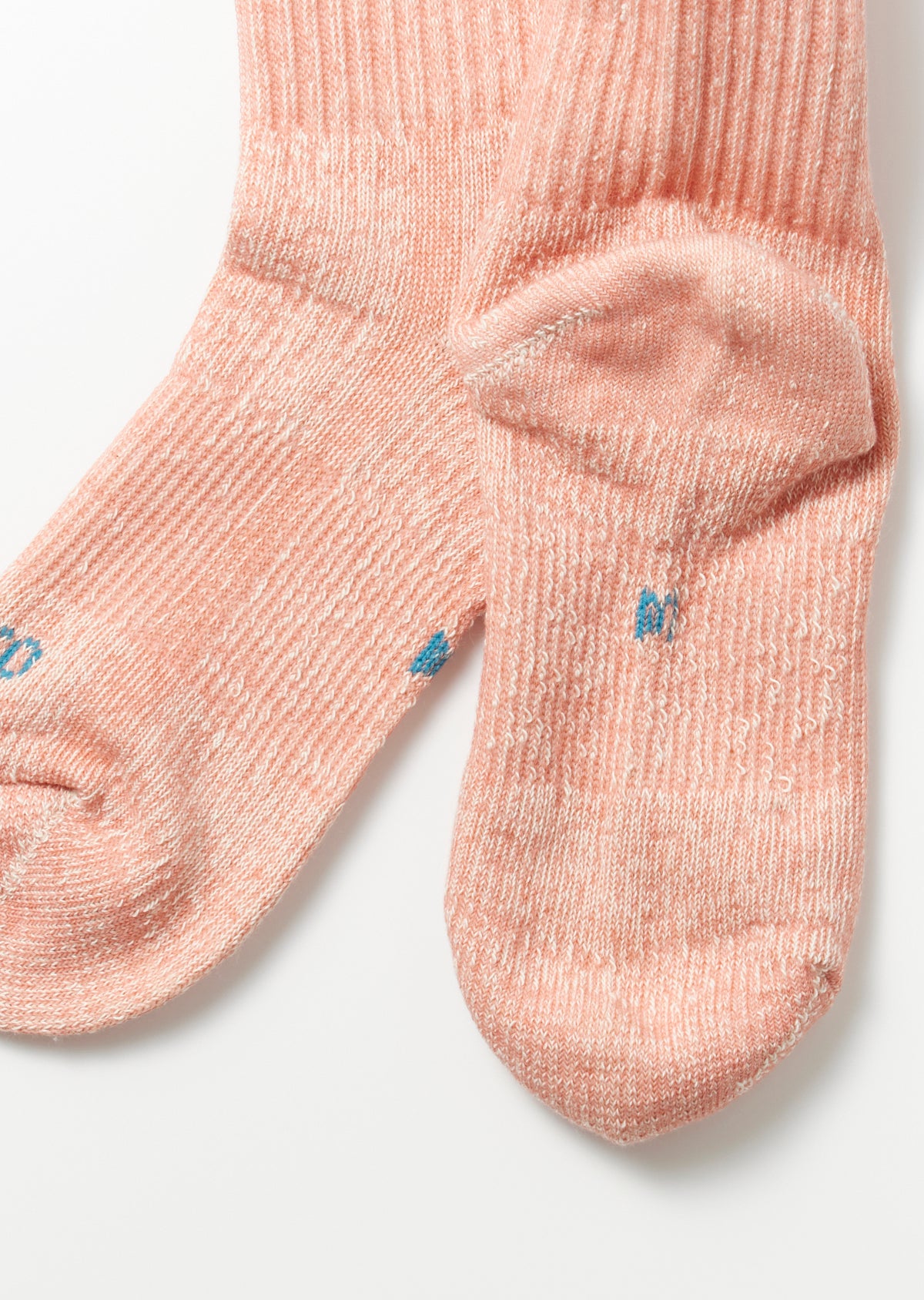 DOUBLE FACE MINI SOCKS - SALMON