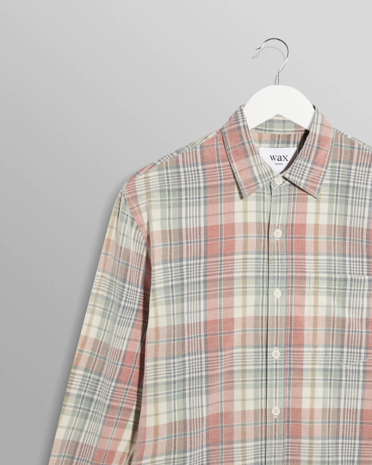 SHELLY SHIRT PINK/SAGE CORD