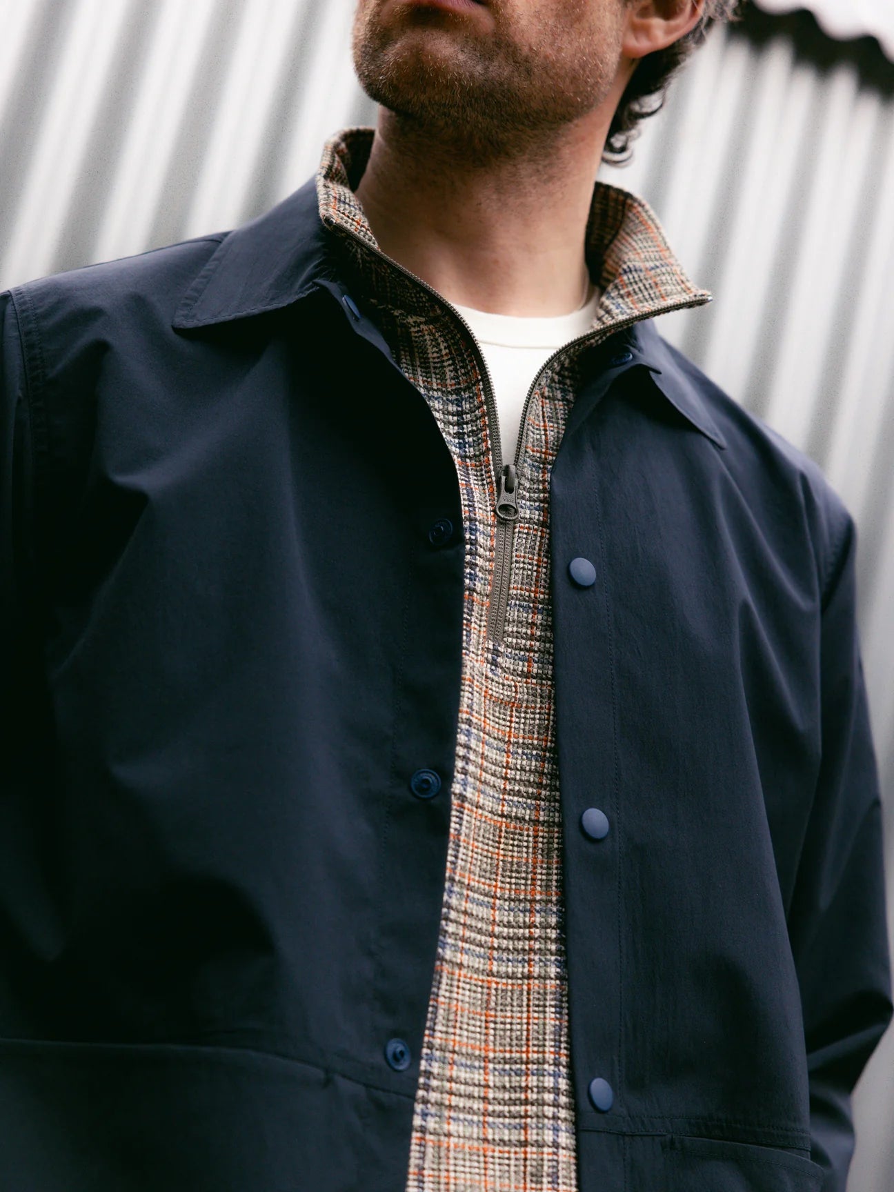 ARMADALE COACH JACKET - NAVY 37.5 TECHNOLOGY