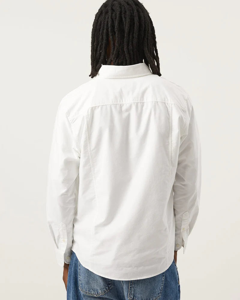 OXFORD LS SHIRT - WHITE
