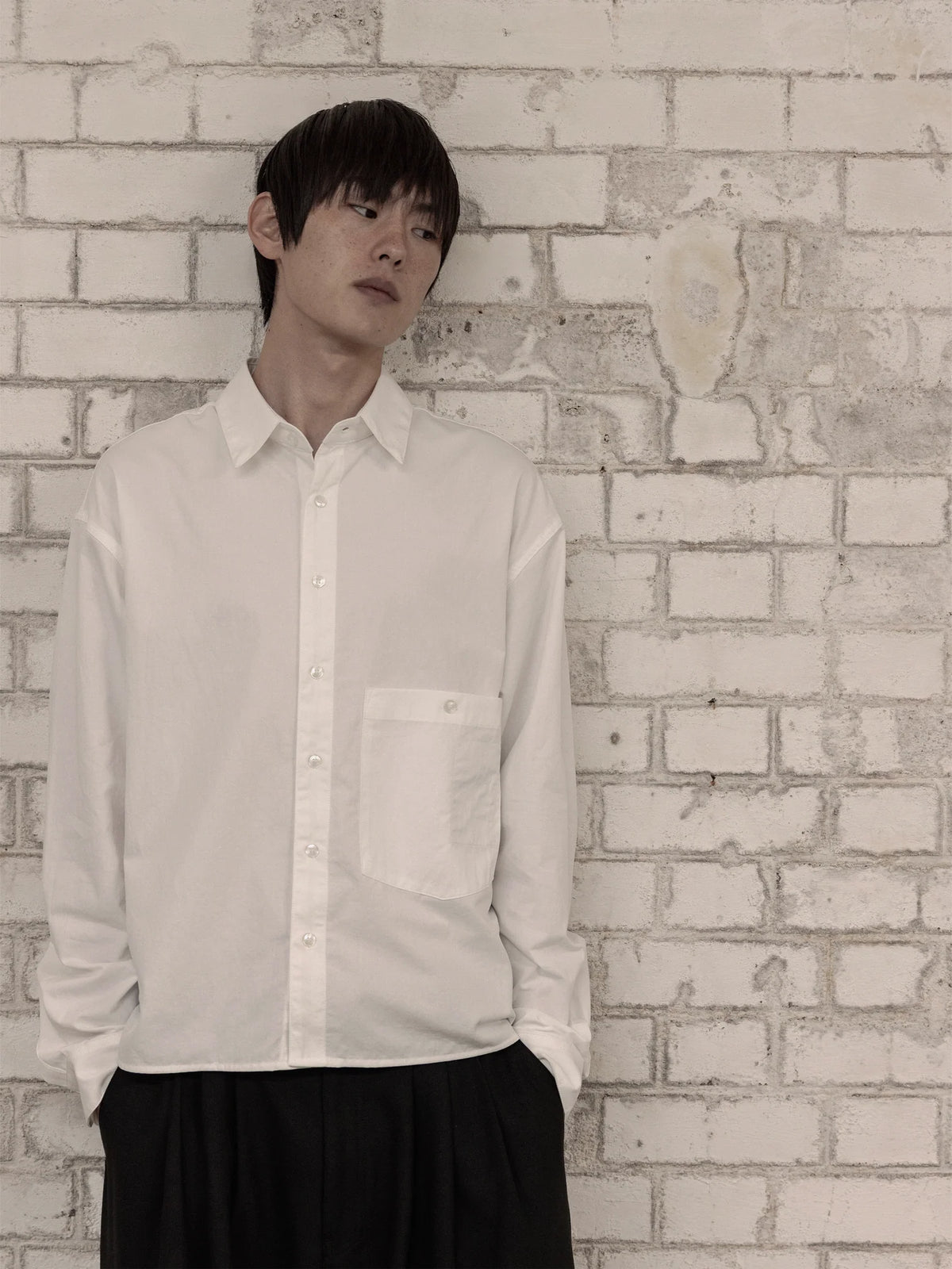 CLUB ROW DRESS SHIRT - OFF-WHITE