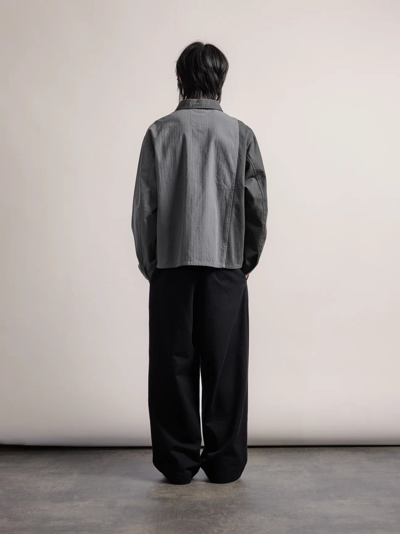 TEMPORAL OVERSHIRT - DUSTY BLUE