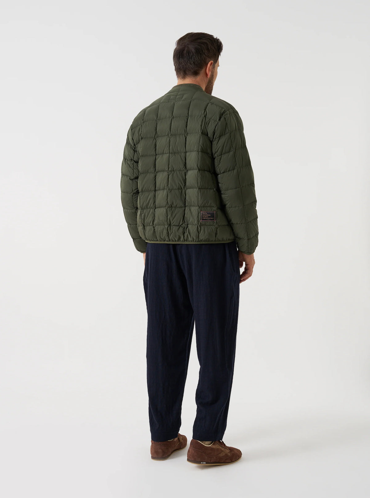 TAION X UNIVERSAL WORKS SOFT SHELL DOWN CARDIGAN