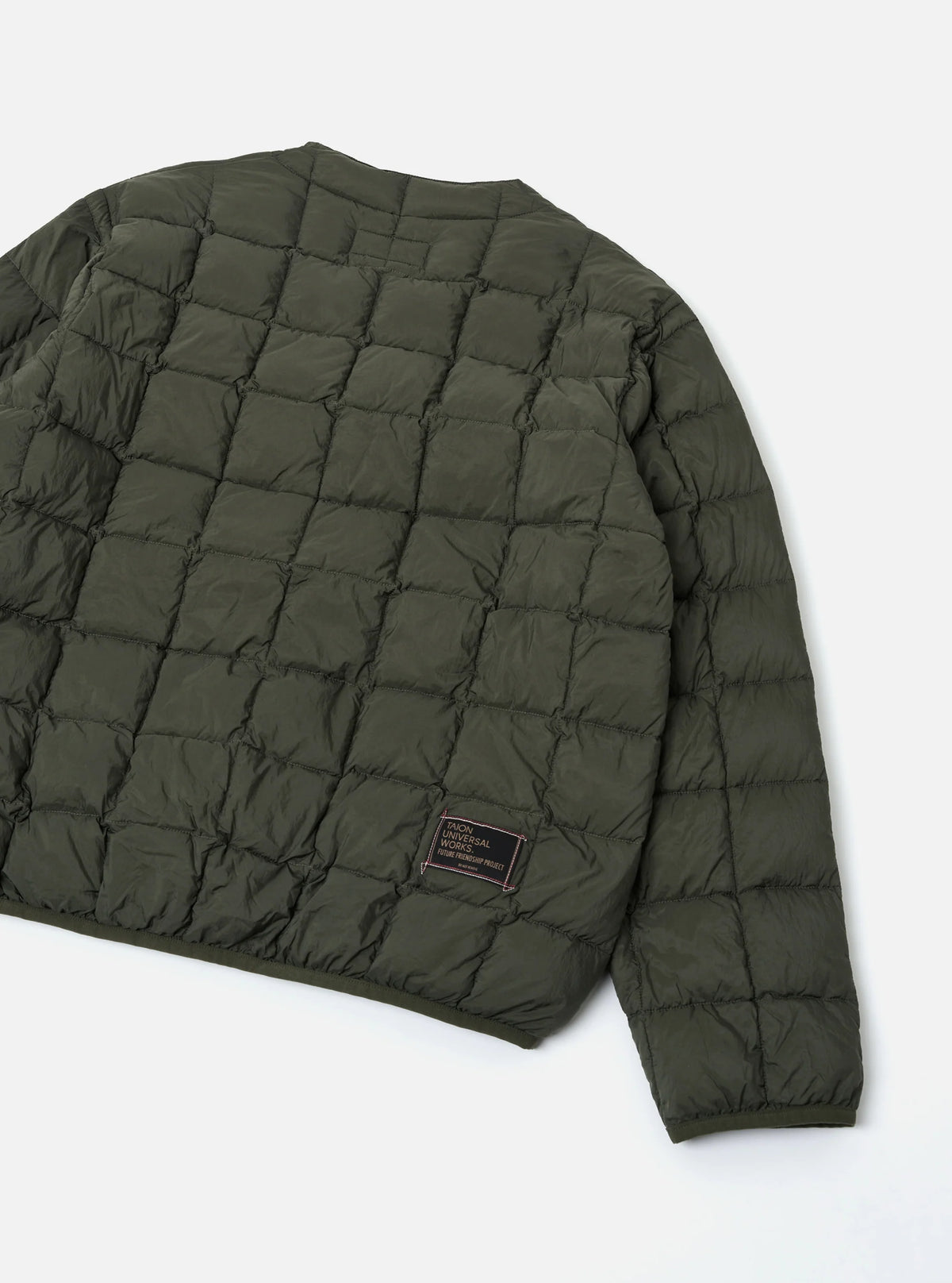 TAION X UNIVERSAL WORKS SOFT SHELL DOWN CARDIGAN