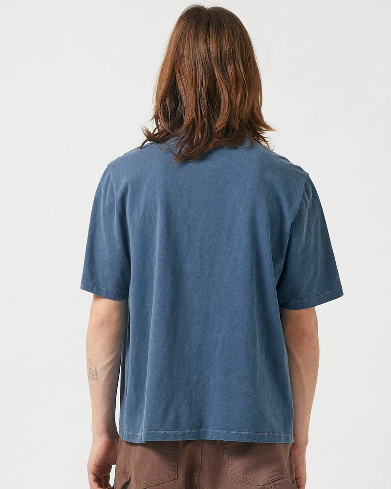 SLUB TEE - NAVY