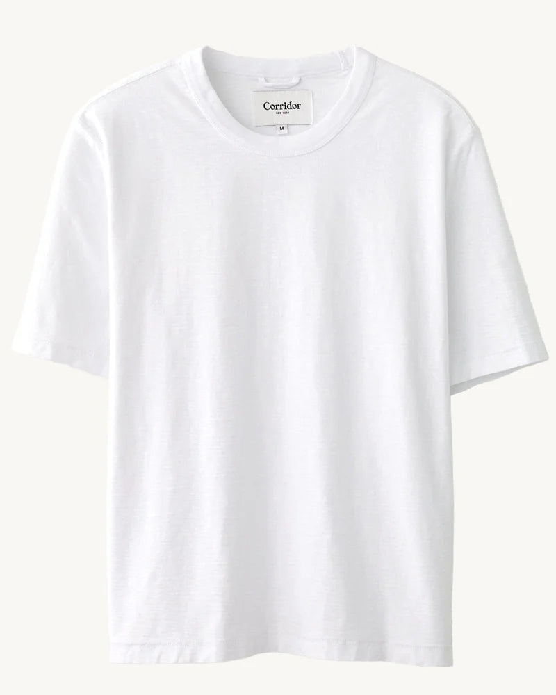 SLUB TEE - WHITE