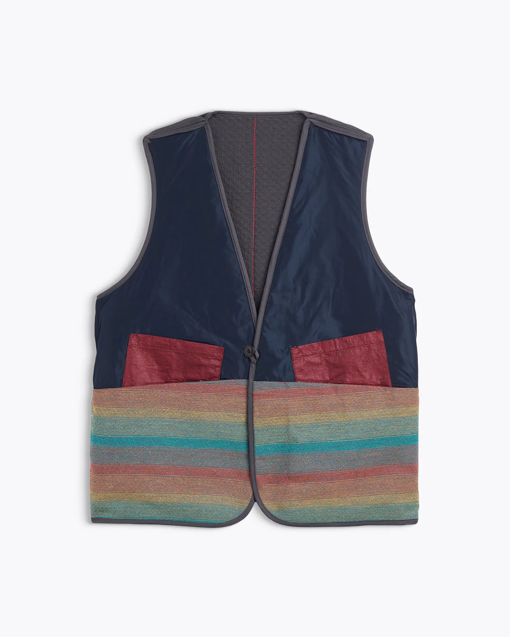 YOUSSEF WOOLLY ANTHRACITE VEST