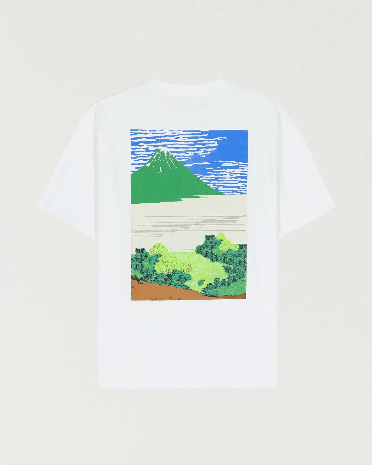 Tシャツ・カットソー SUARE Le Riche Comb Cotton Cara Knit 4 COLOR SBDSHHKN160 REGULAR BRUSHED-COTTON T-SHIRT - DUSTY GREEN | COS
