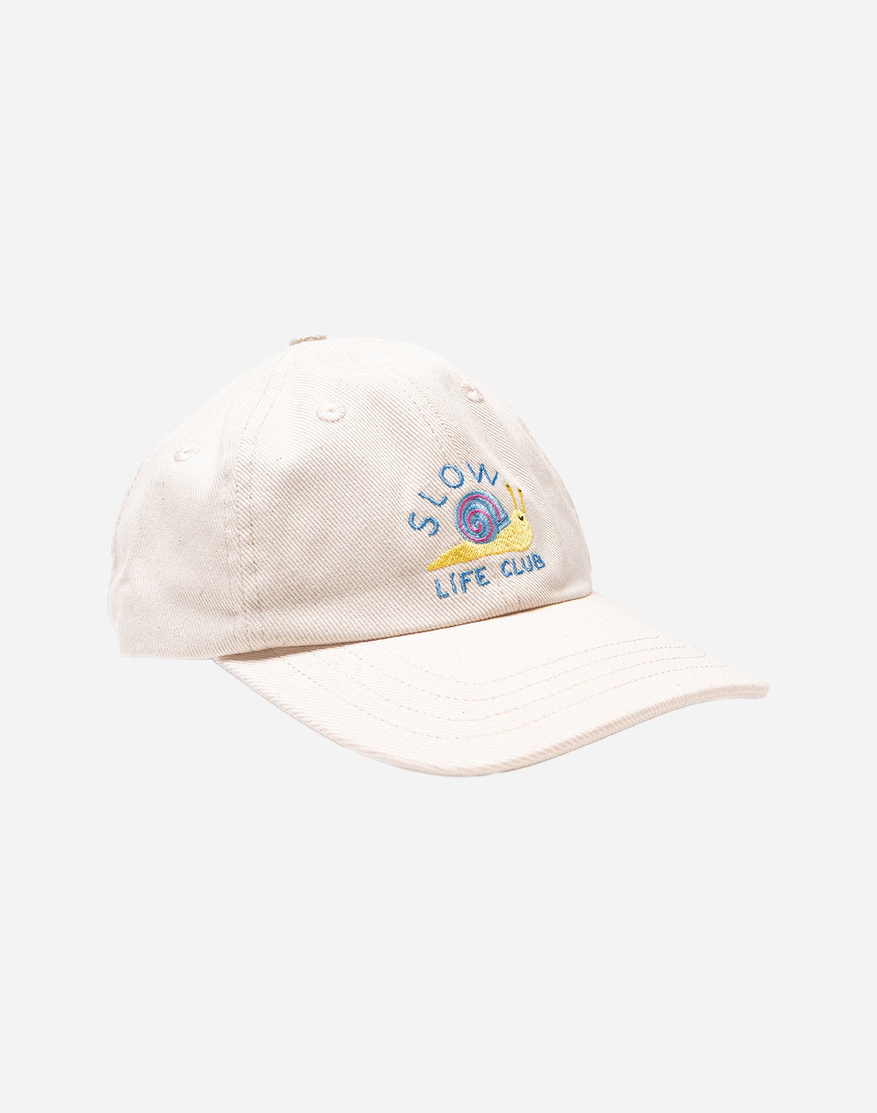 WHITE SNAIL CAP HAT