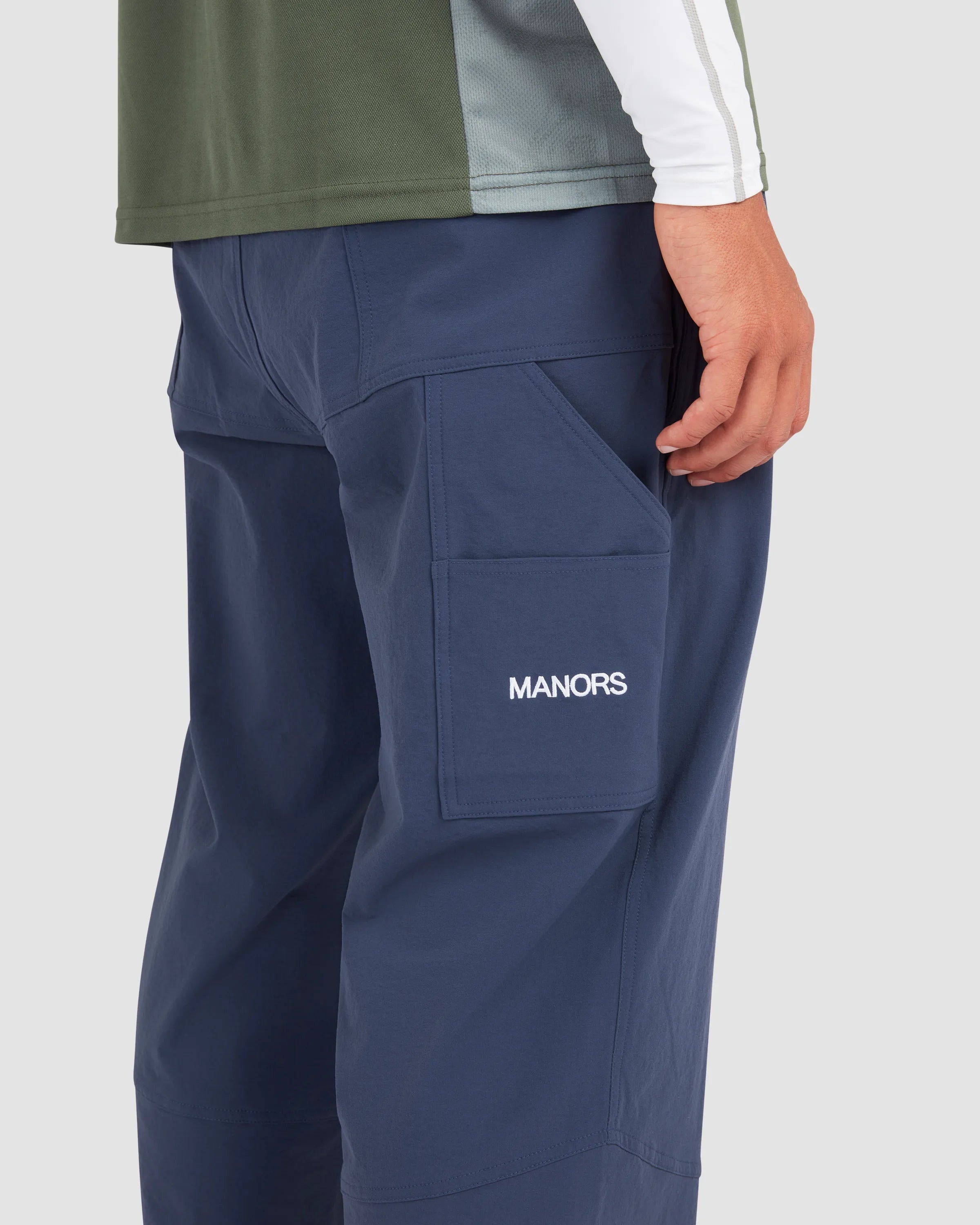 RECYCLED GREENSKEEPER TROUSERS - NAVY