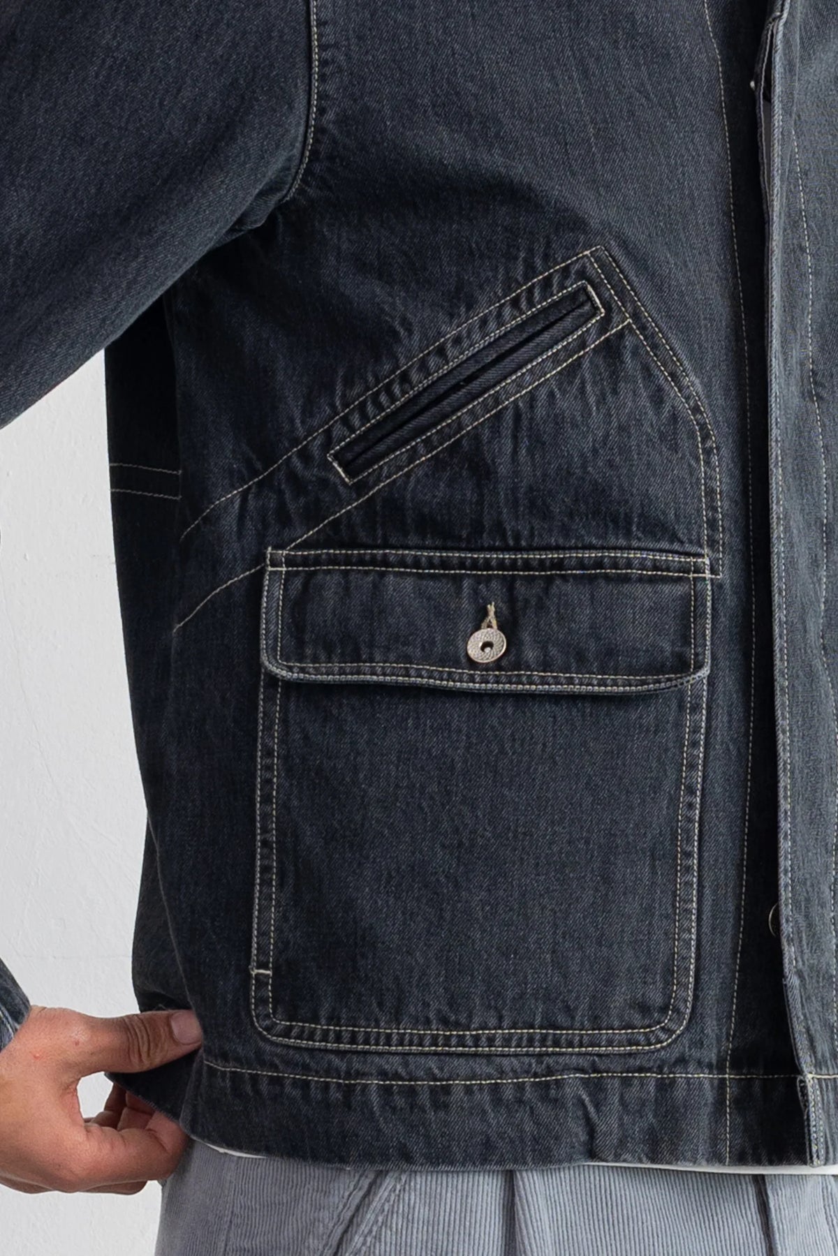 ARCHIVE JACKET - SMOKE GREY DENIM
