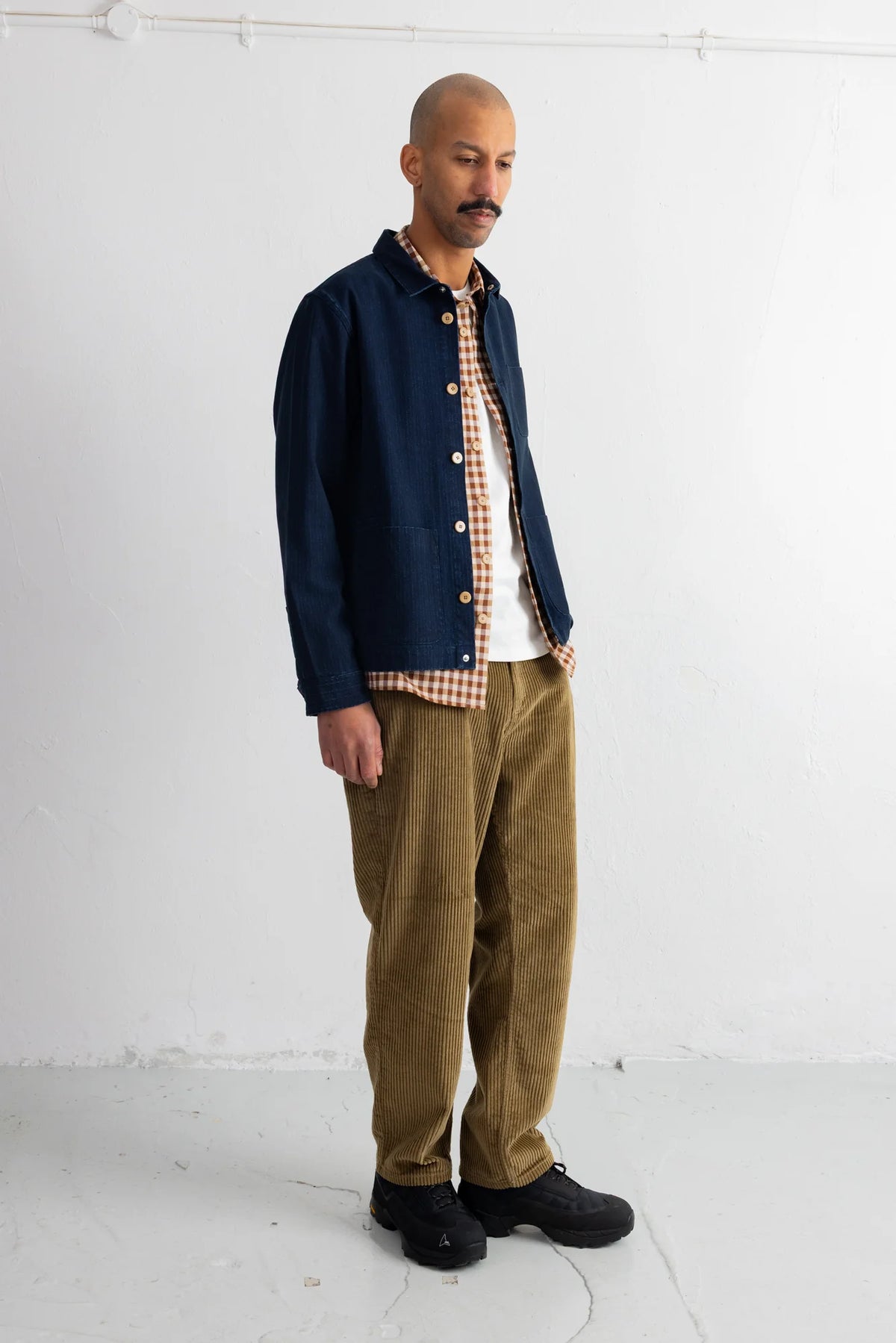 ASSEMBLY JACKET - DEEP INDIGO HERRINGBONE