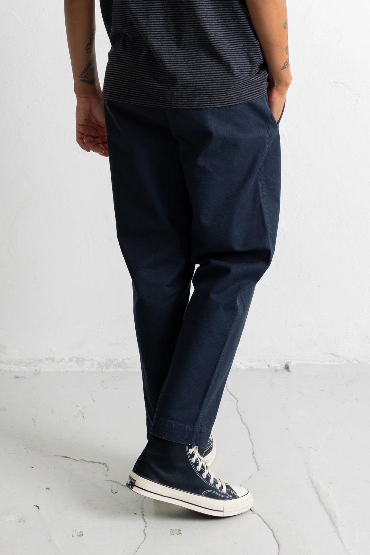 ASSEMBLY PANT - DEEP NAVY SLUB