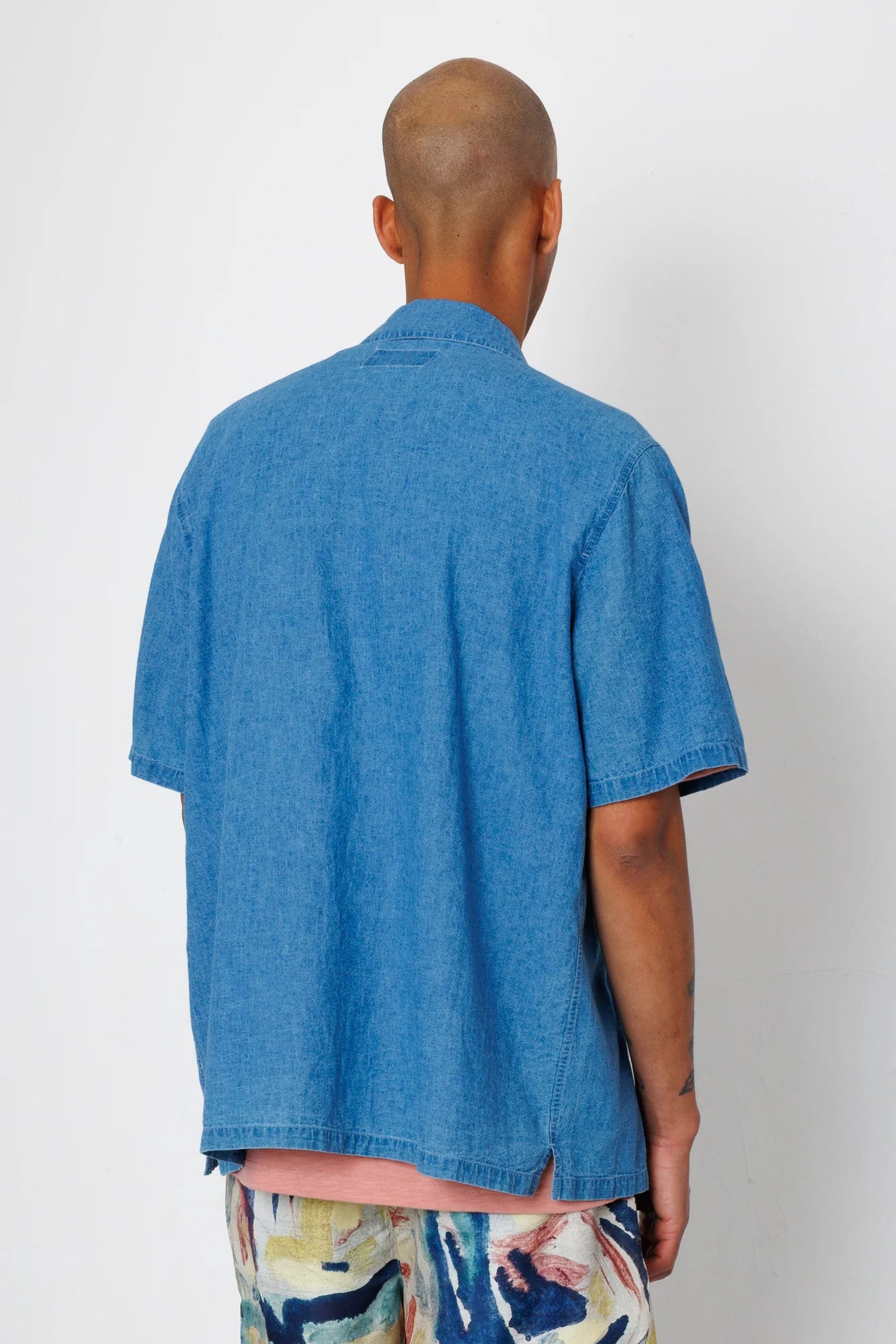 GABE SHIRT - INDIGO LINEN