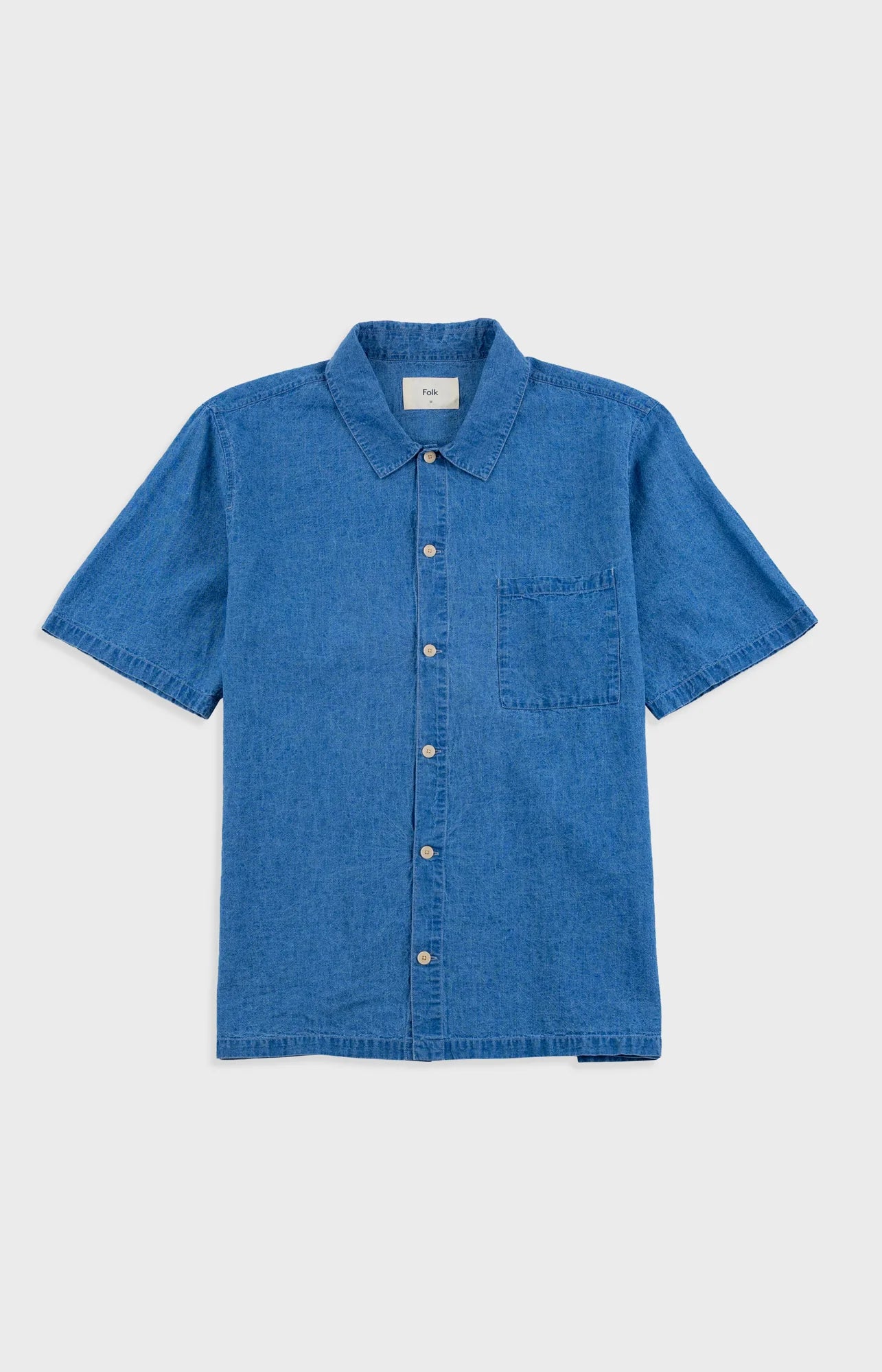 GABE SHIRT - INDIGO LINEN