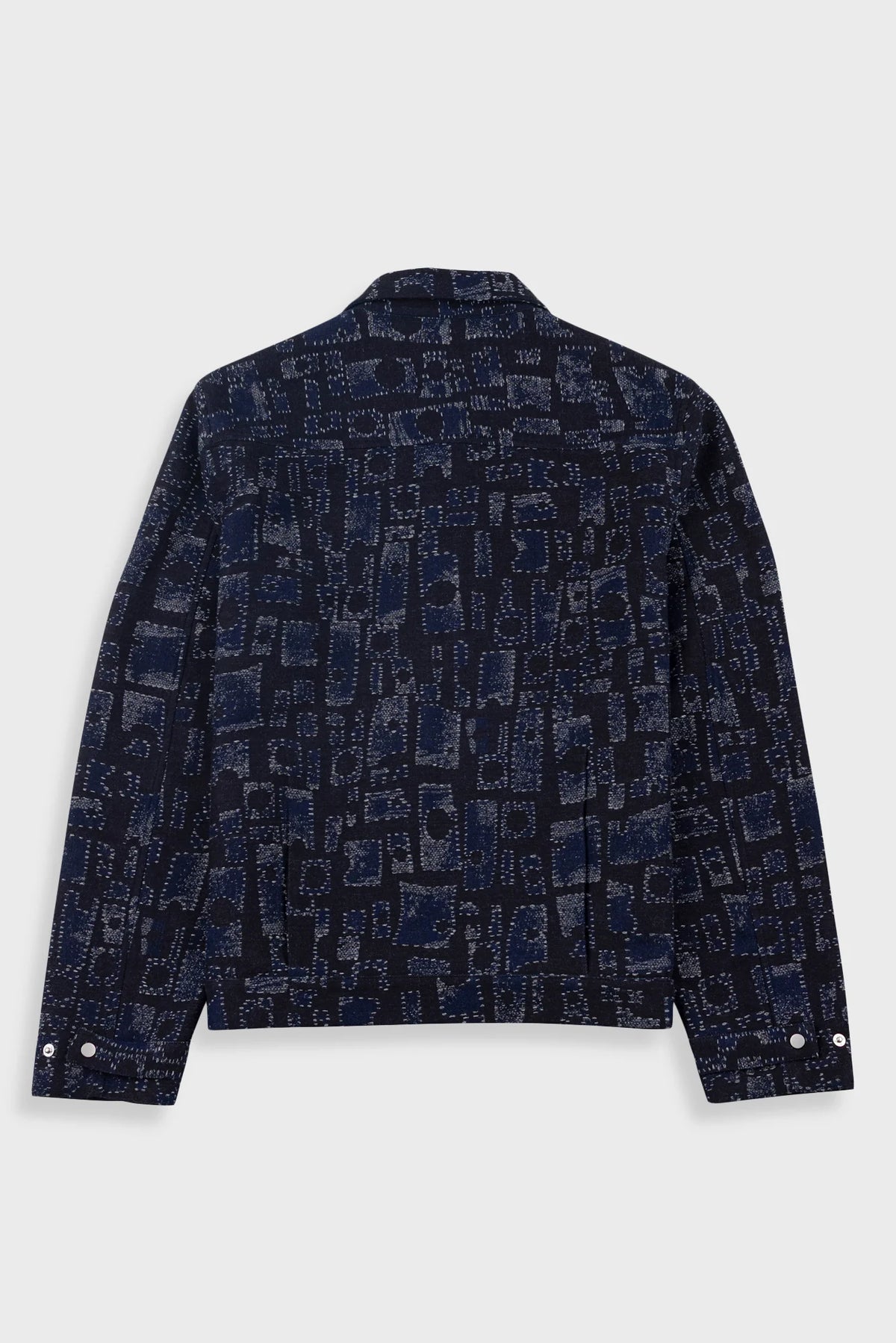 SIGNAL BLOUSON - DEEP INDIGO JACQUARD