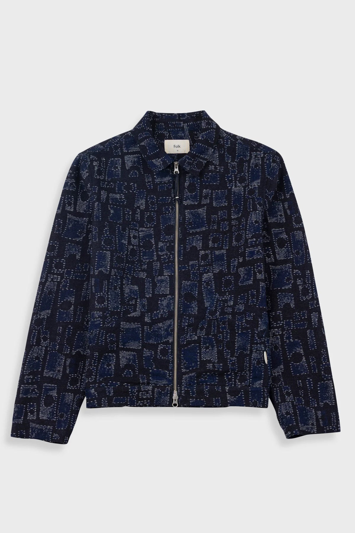 SIGNAL BLOUSON - DEEP INDIGO JACQUARD