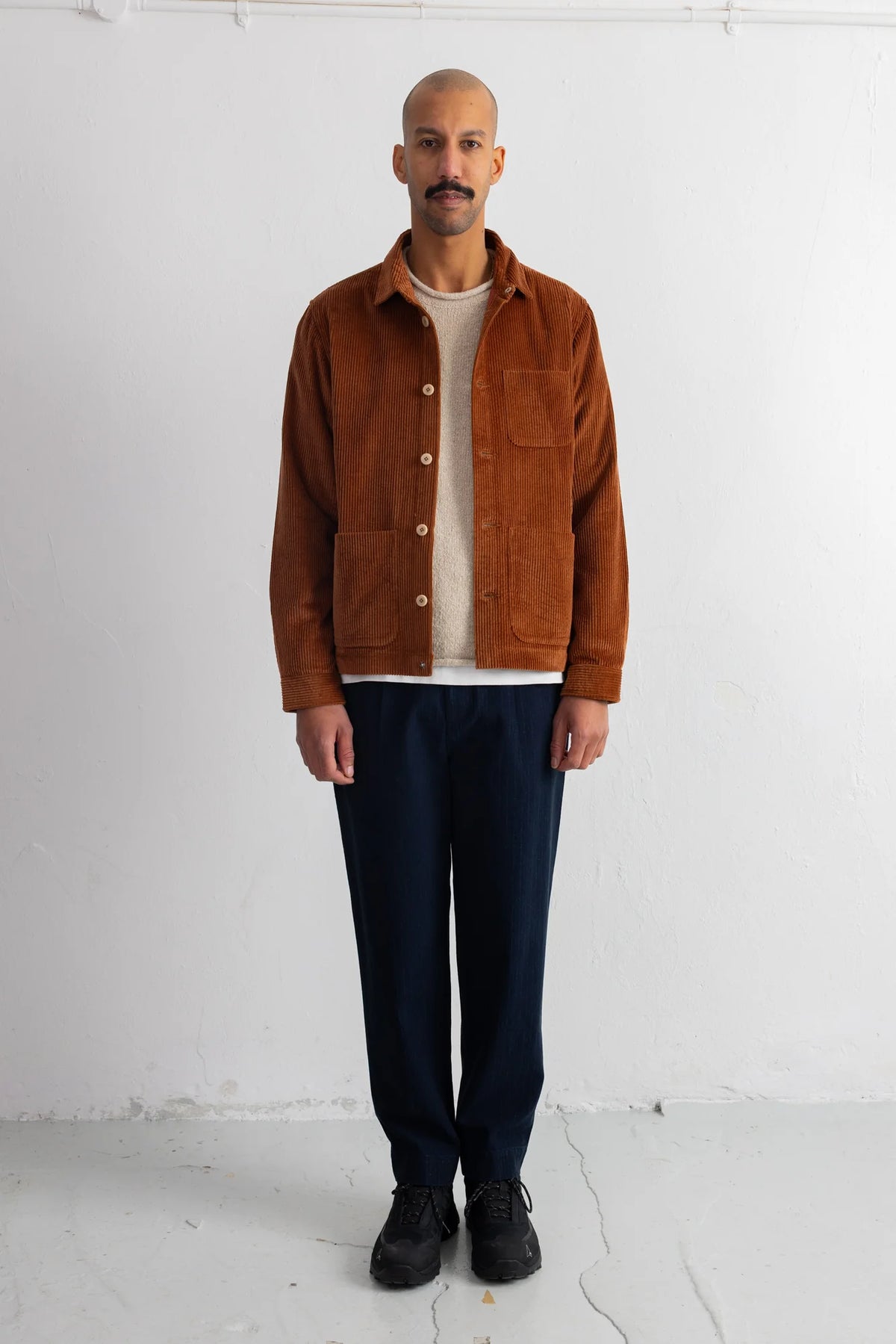 SIGNAL PANT - DEEP INDIGO HERRINGBONE