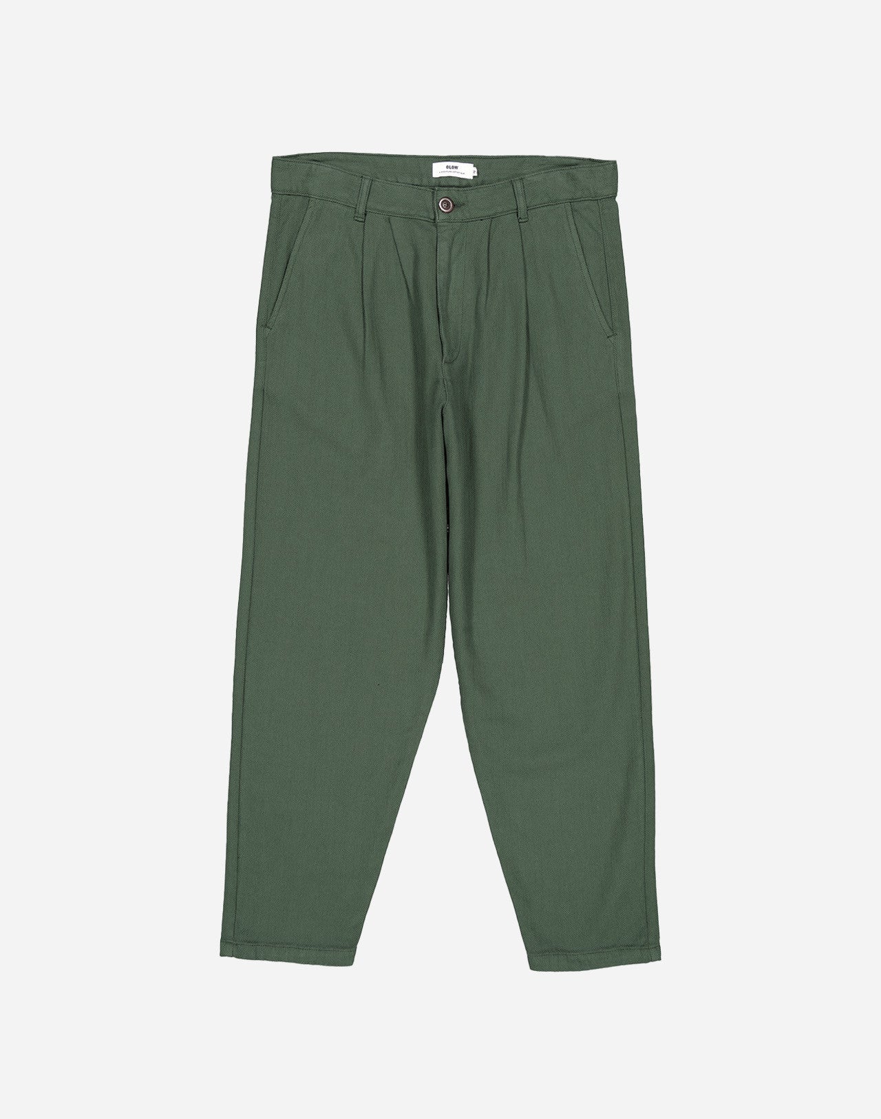 GREEN COTTON TROUSERS