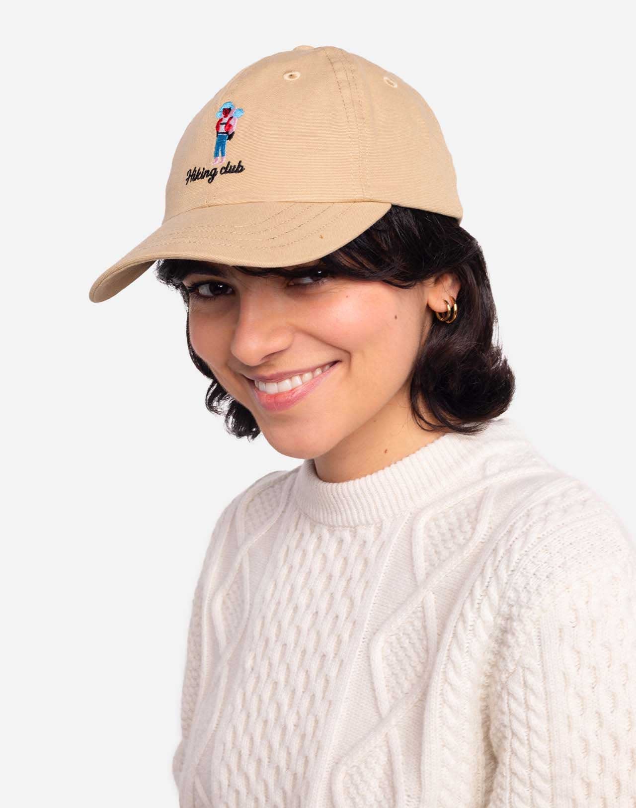 KHAKI HIKING HAT CAP