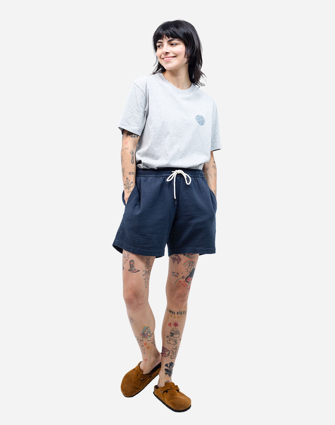 BODHI SHORTS - BLEU NUIT
