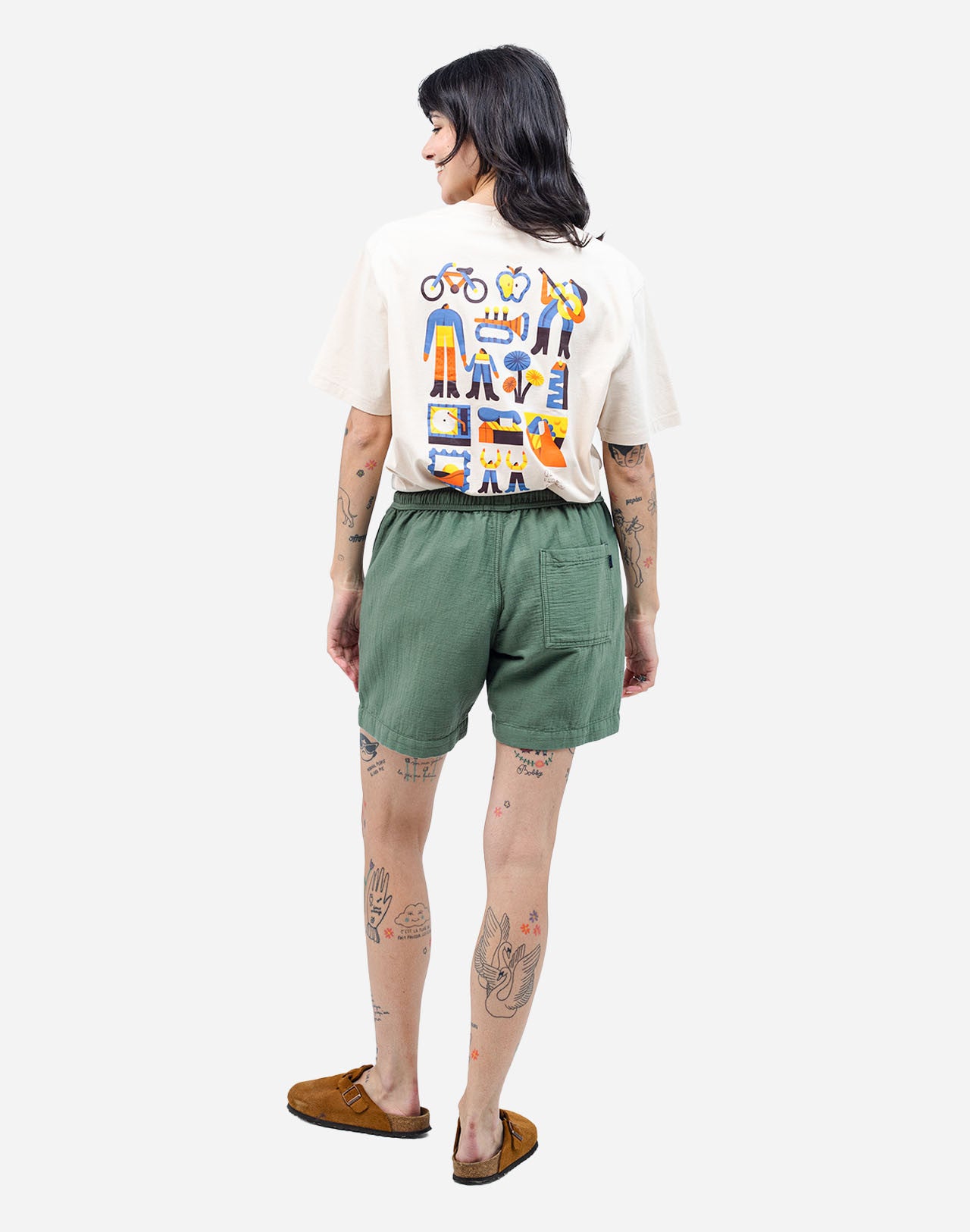 BODHI SHORTS - VERT OLIVE
