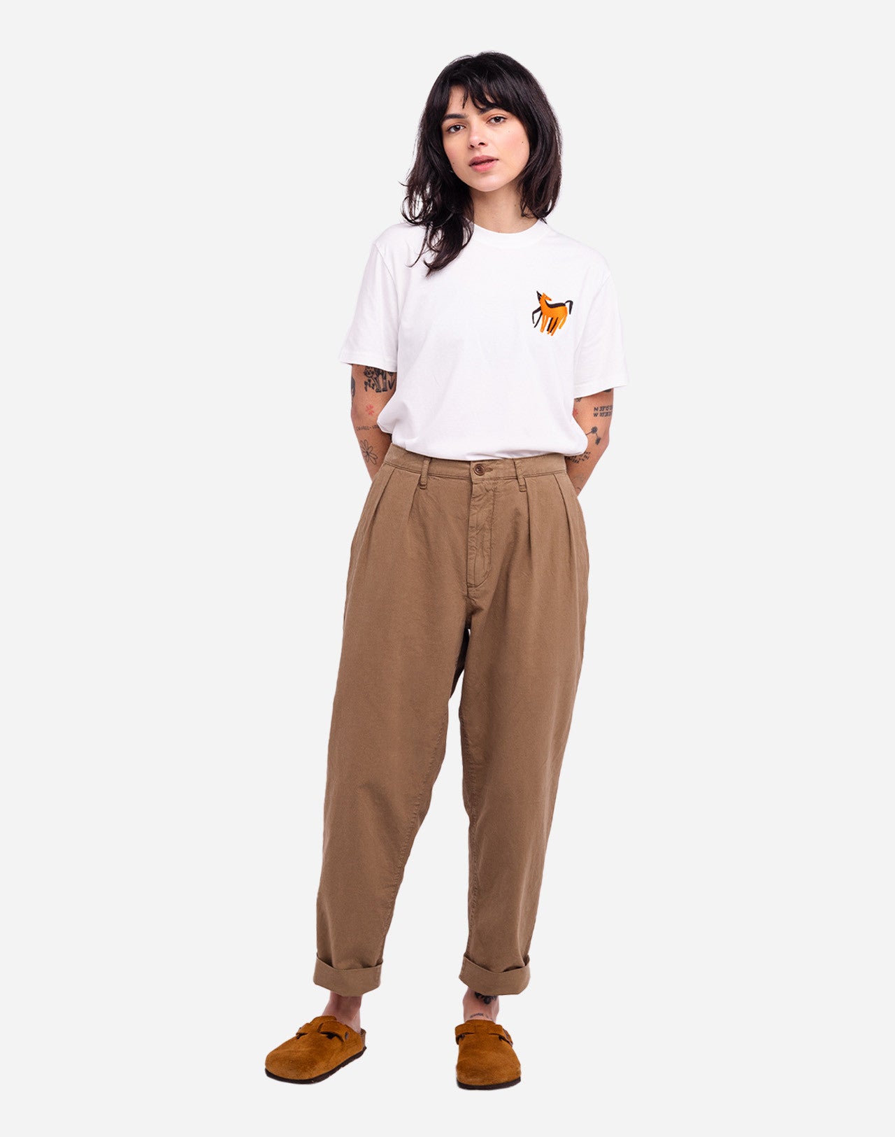 SEMBO TROUSERS - TAUPE