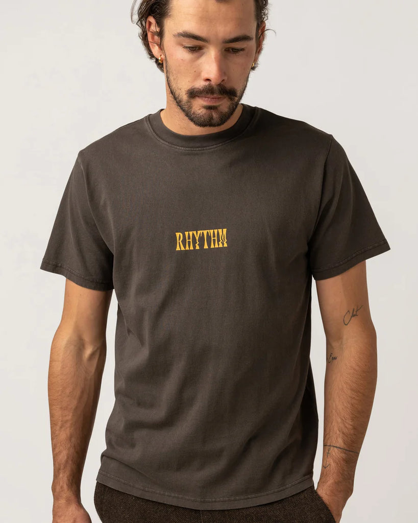 IN BLOOM VINTAGE SS TEE BLACK