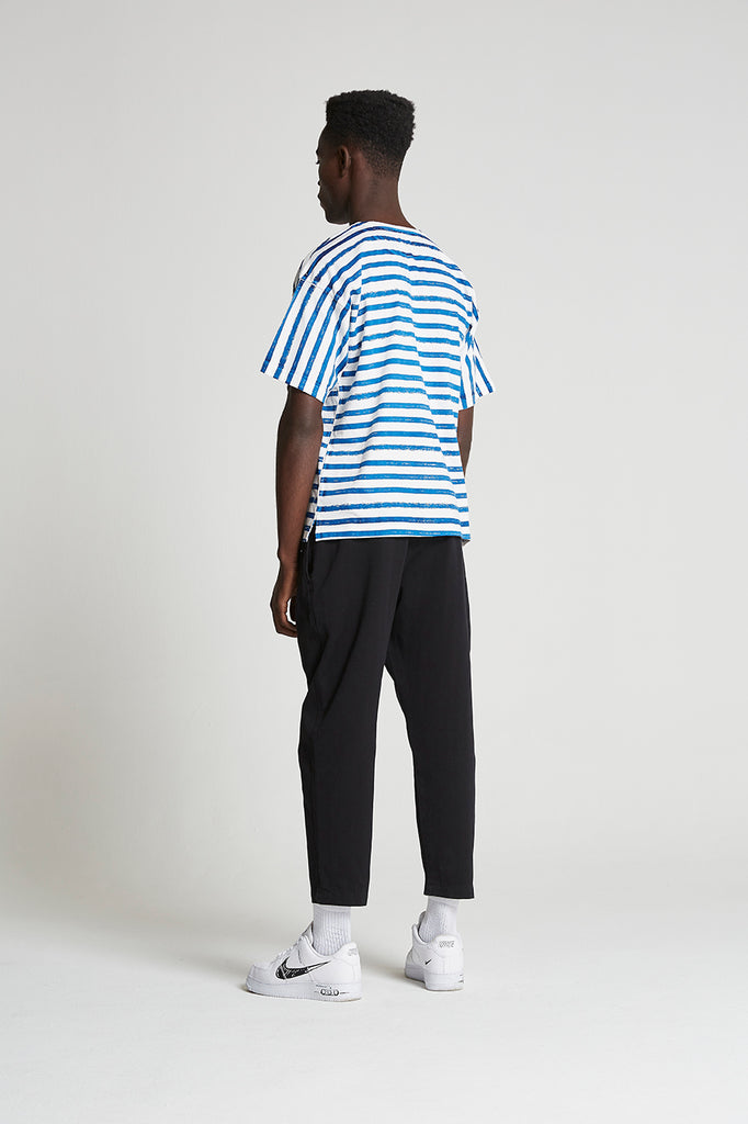 COTTON WEEKEND TROUSER - BLACK BEAUTY